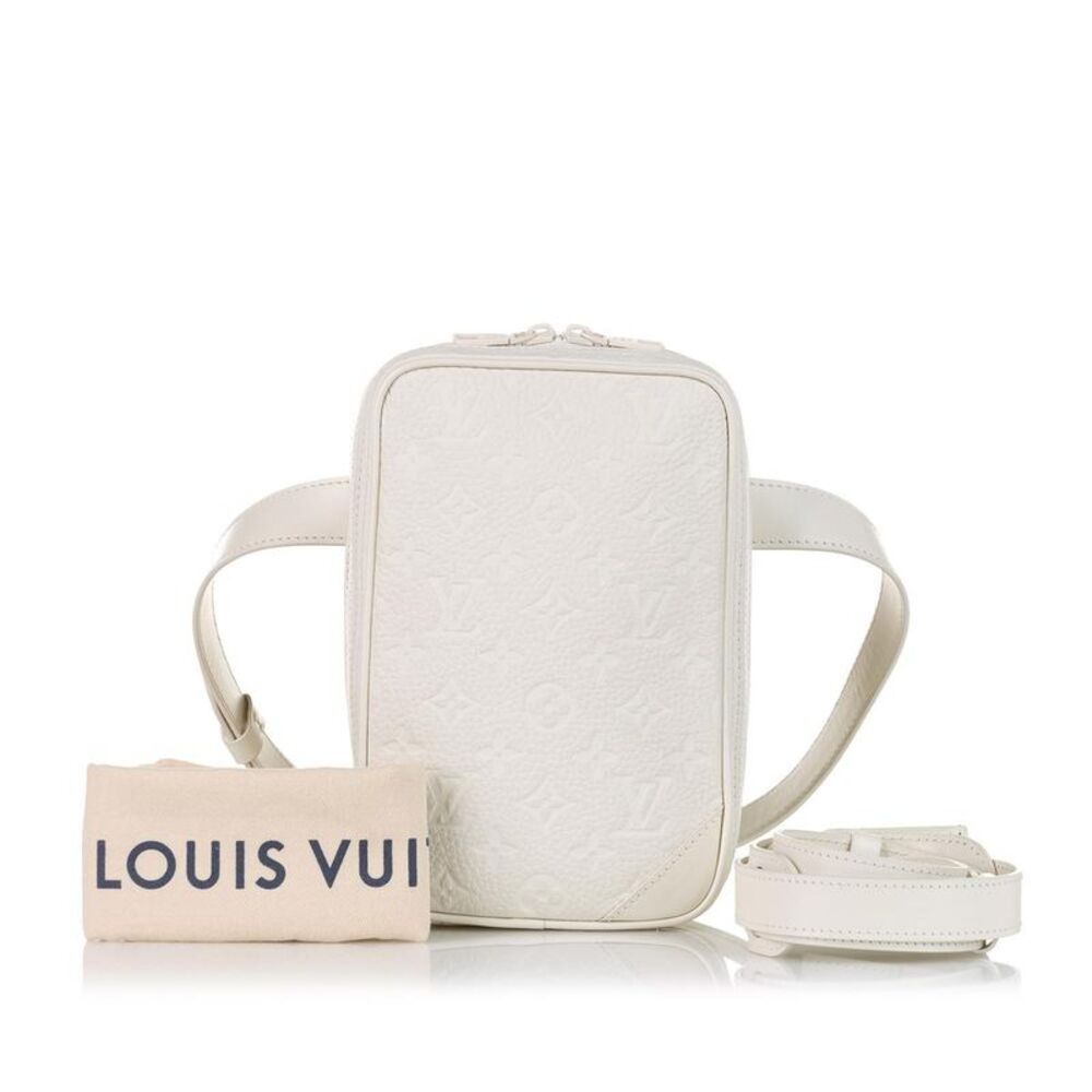 Pre Loved louis vuitton Belt Bag Monogram Women White Crossbody Bags - Picture 8 of 8